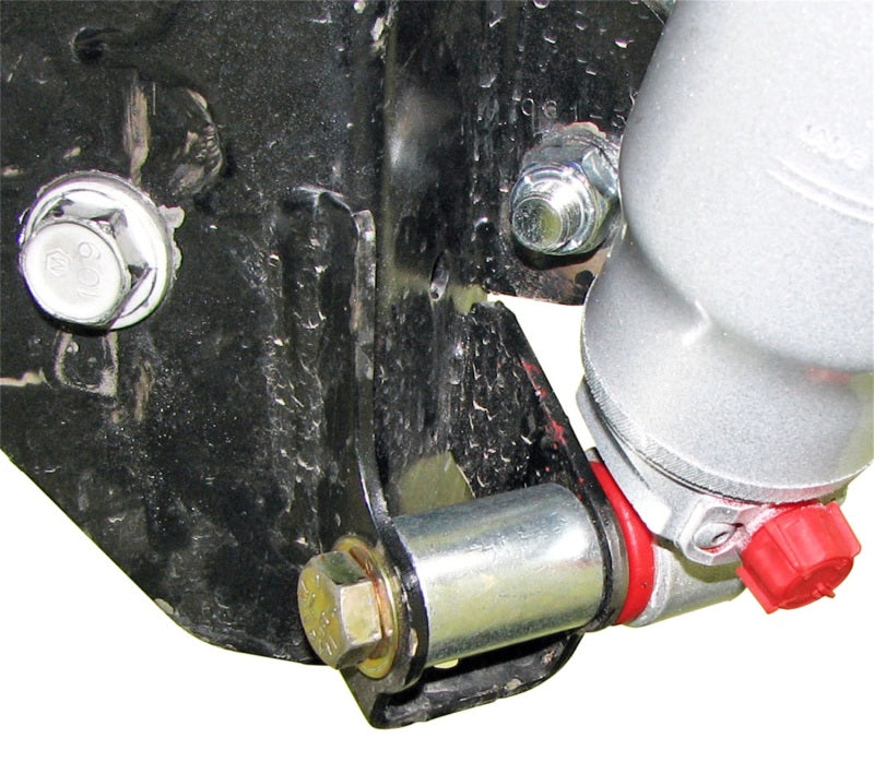 Load image into Gallery viewer, RockJock JK Shock Mount Relocation Kit Rear Lower w/ Hardware Pair
