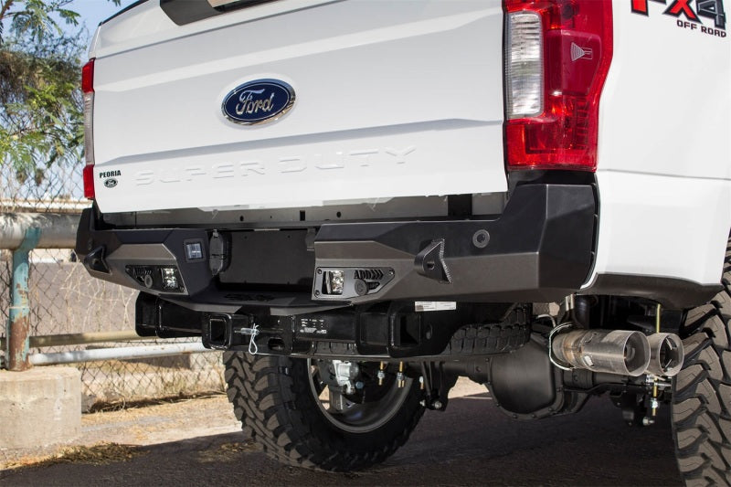 Load image into Gallery viewer, Addictive Desert Designs 17-18 Ford F-250 Raptor Stealth Fighter Rear Bumper w/ Backup Sensor Cutout
