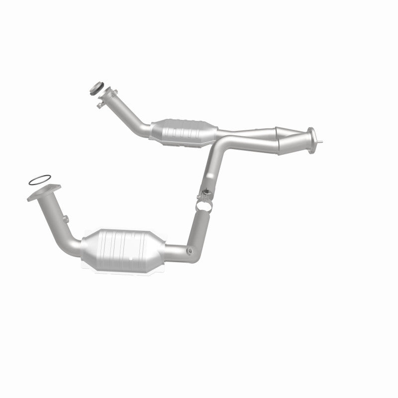 Load image into Gallery viewer, MagnaFlow Conv DF 02-06 Cadillac Truck. 8 5.3L Dual Conv. Y-Pipe Assy 2wd/Chevy Truck 99-07
