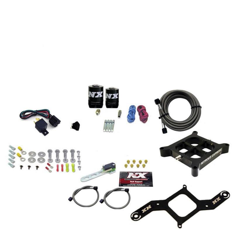 Load image into Gallery viewer, Nitrous Express 4150 Single Entry Crossbar Nitrous Plate Kit RNC (250-750HP) w/o Bottle
