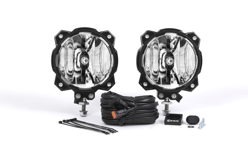 Load image into Gallery viewer, KC HiLiTES 6in. Pro6 Gravity LED Light 20w Single Mount Spot Beam (Pair Pack System)

