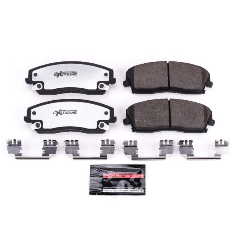 Load image into Gallery viewer, Power Stop 05-19 Chrysler 300 Front Z26 Extreme Street Brake Pads w/Hardware
