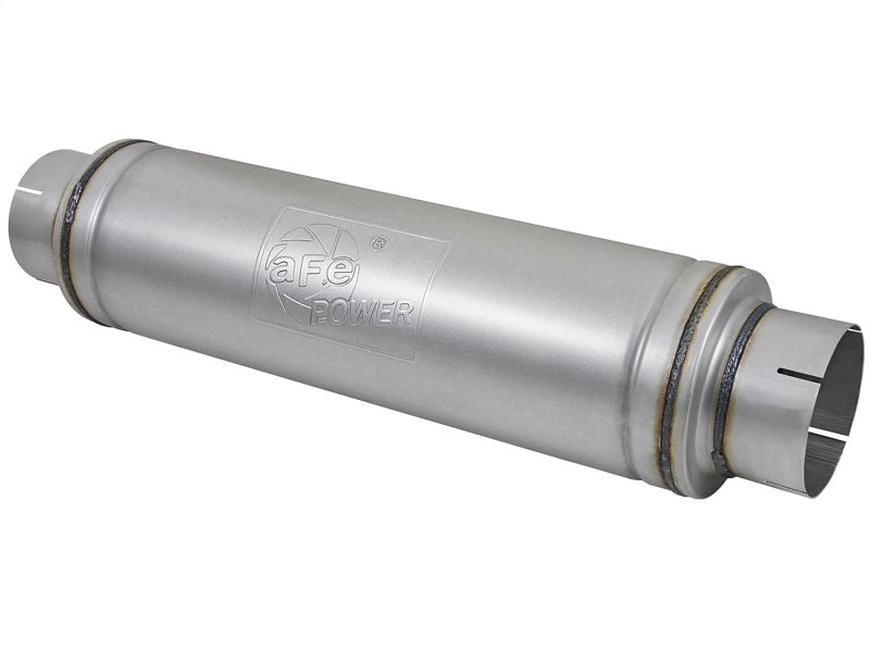 Load image into Gallery viewer, aFe ATLAS Aluminized Steel Muffler 5in Center/Center 24in L x 7in Diameter - Round Body
