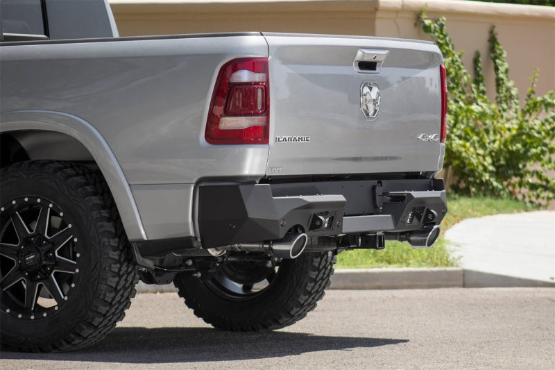 Load image into Gallery viewer, Addictive Desert Designs 2019 Ram 1500 Hammer Stealth Fighter Rear Bumper w/ 6 Sensor Cutouts
