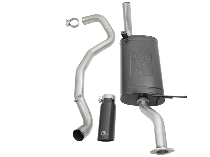 Load image into Gallery viewer, aFe MACHForce XP 2-1/2in 304 SS Cat Back Exhaust w/ Black Tips 2001-2016 Nissan Patrol (Y61) 4.8L
