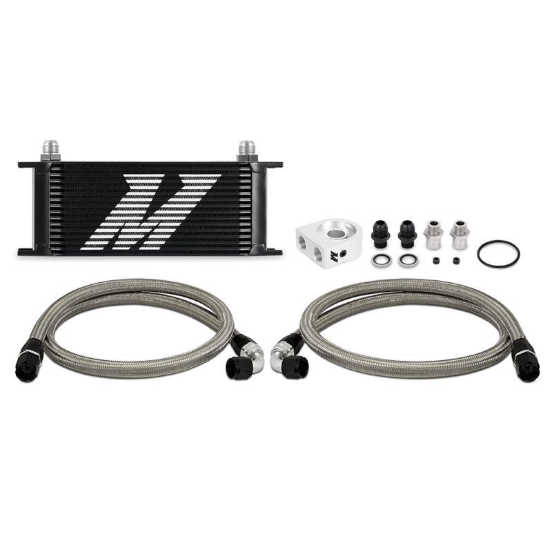 Load image into Gallery viewer, Mishimoto Universal Oil Cooler Kit 16-Row Black
