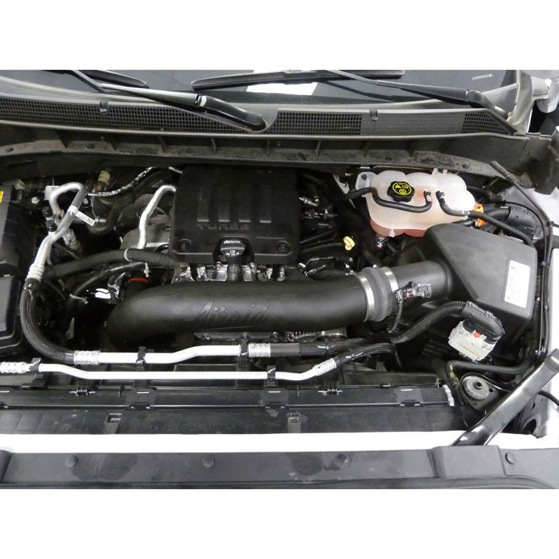 Load image into Gallery viewer, Airaid 19-20 Chevrolet Silverado 1500 L4-2.7L Jr Intake Kit - Oiled / Yellow Media
