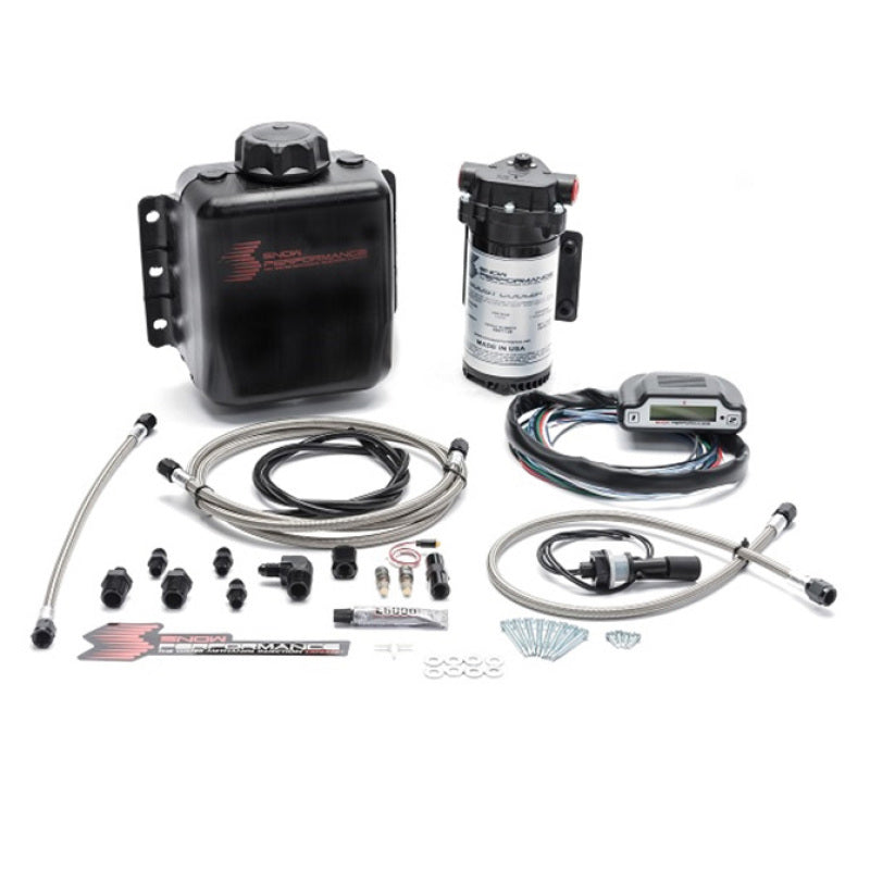 Load image into Gallery viewer, Snow Performance Stg 3 Boost Cooler DI 2D MAP Prog. Water Injection Kit (SS Braided Line &amp; 4AN)
