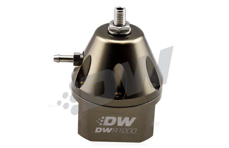 Load image into Gallery viewer, DeatschWerks DWR1000 Adjustable Fuel Pressure Regulator - Titanium
