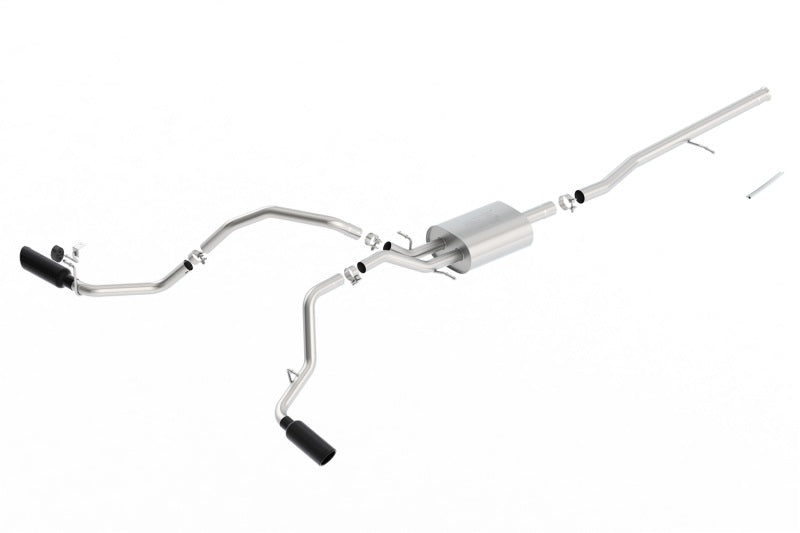 Load image into Gallery viewer, Borla 14-16 Chevrolet Silverado 1500 5.3L ATAK Catback Exhaust w/ Black Chrome Tips
