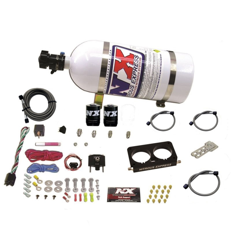 Load image into Gallery viewer, Nitrous Express 96-04 Ford Mustang Cobra 4 Valve (Stock TB) Nitrous Kit (50-300HP) w/10lb Bottle
