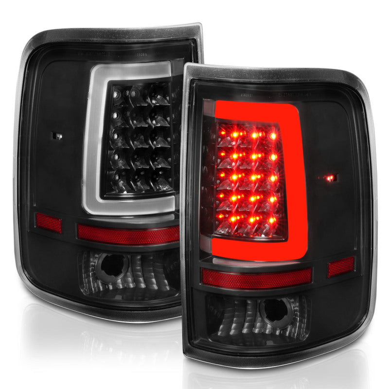 Load image into Gallery viewer, ANZO 2004-2006 Ford F-150 LED Tail Lights w/ Light Bar Black Housing Clear Lens
