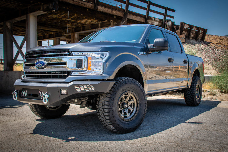 Load image into Gallery viewer, DV8 Offroad 2018+ Ford F-150 Front Bumper w/ Light Holes
