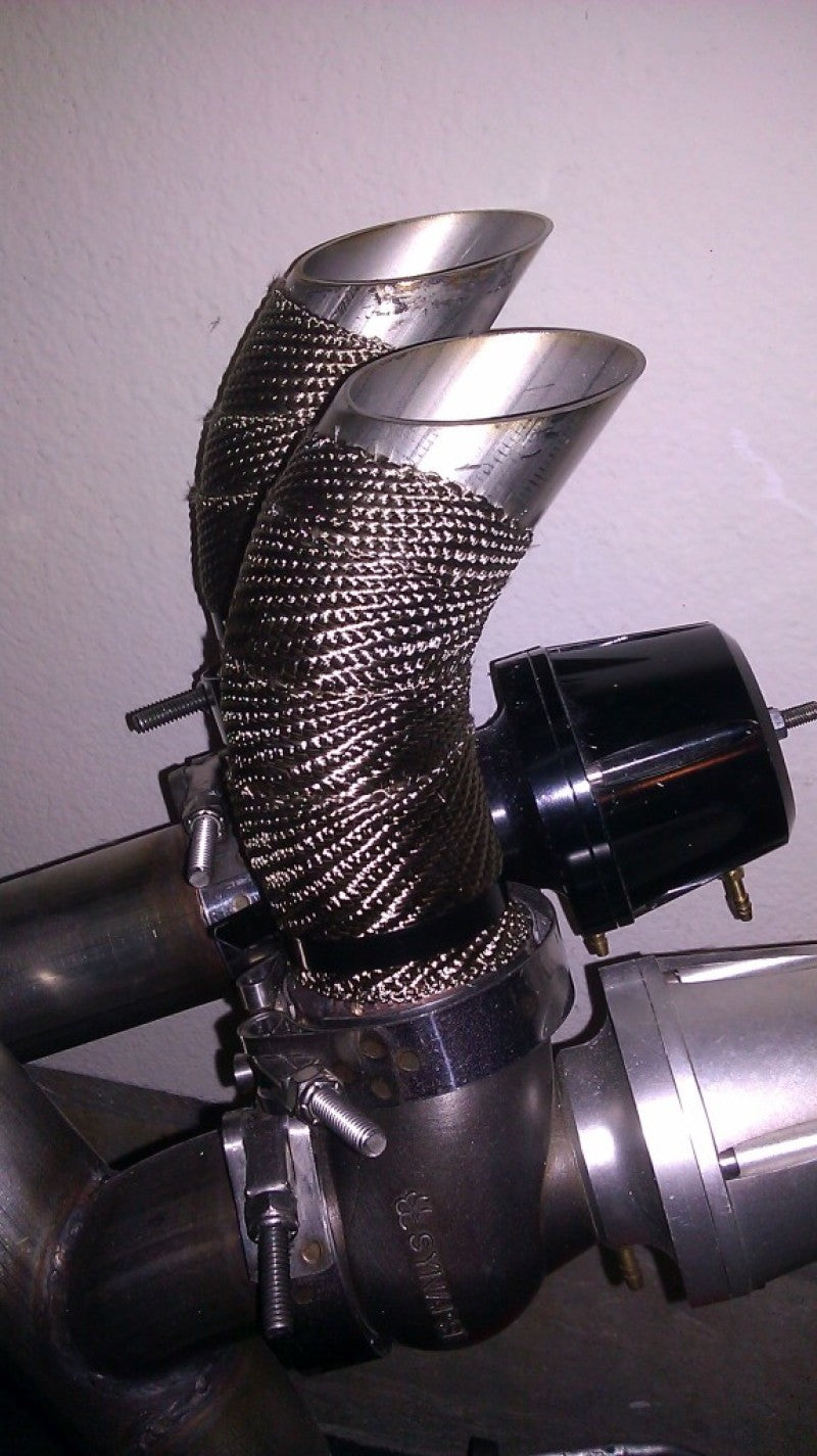 Load image into Gallery viewer, Mishimoto 2 inch x 35 feet Heat Wrap with Stainless Locking Tie Set
