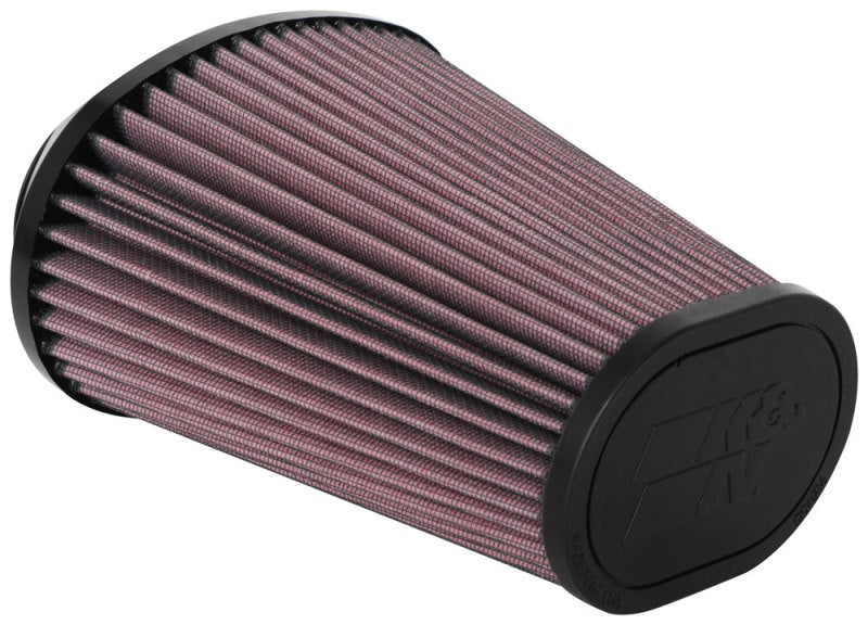 Load image into Gallery viewer, K&amp;N Universal Clamp-On Air Filter 2.844x4.813in Flg ID x 6.5x4.75in B OD x 4.5x3.25in T OD x 7.5in H
