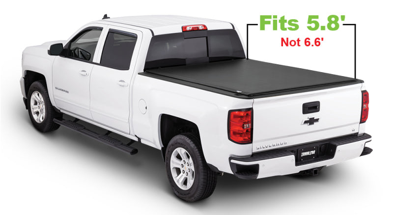 Load image into Gallery viewer, Tonno Pro 14-19 Chevy Silverado 1500 5.8ft Fleetside Lo-Roll Tonneau Cover
