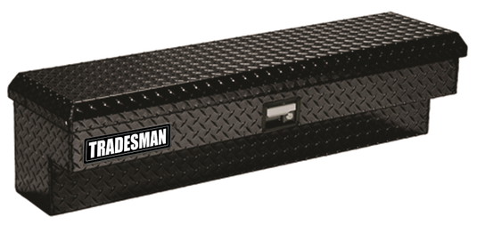 Tradesman Aluminum Side Bin Truck Tool Box (48in.) - Black