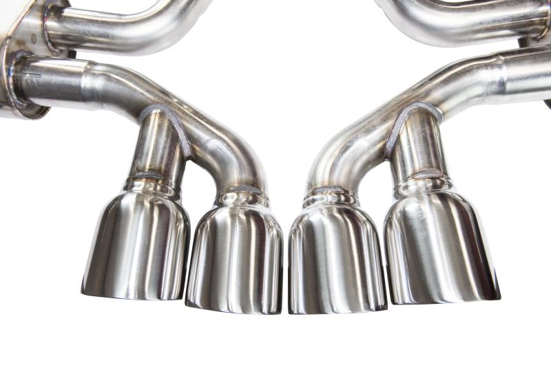 Load image into Gallery viewer, Kooks 97-04 Chevy Corvette Full 3in Axleback w/Pol Tips Requires 3in X-Pipe
