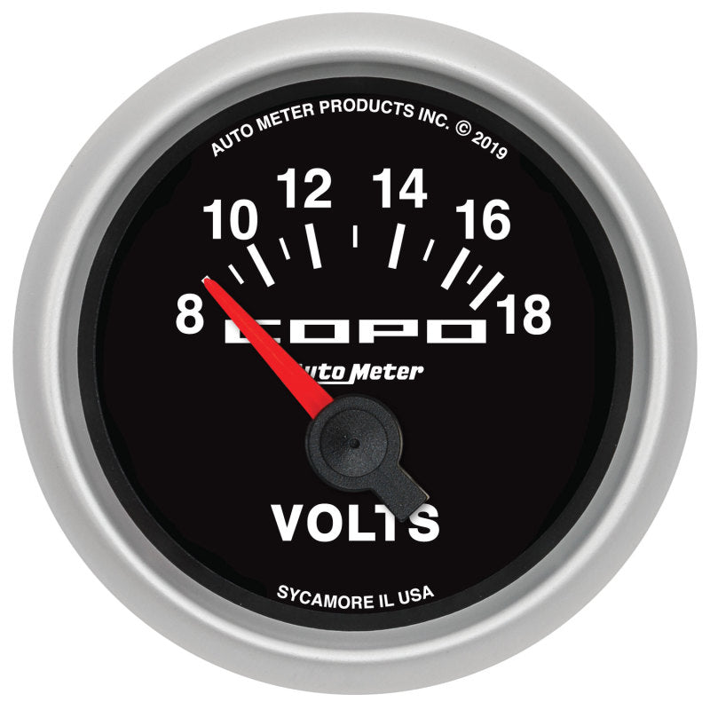 Load image into Gallery viewer, Autometer 52mm 18V Electric Voltmeter Chevrolet COPO Camaro
