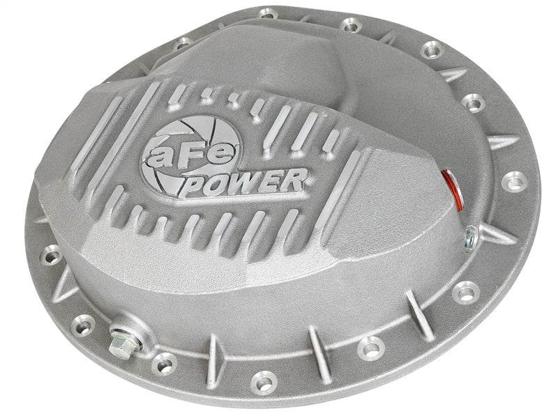 Load image into Gallery viewer, aFe Front Differential Cover (Raw; Street Series); Dodge Diesel Trucks 03-12 L6-5.9/6.7L (td)
