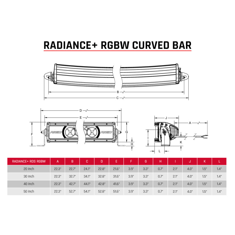 Load image into Gallery viewer, Rigid Industries Radiance+ Curved 30in. RGBW Light Bar
