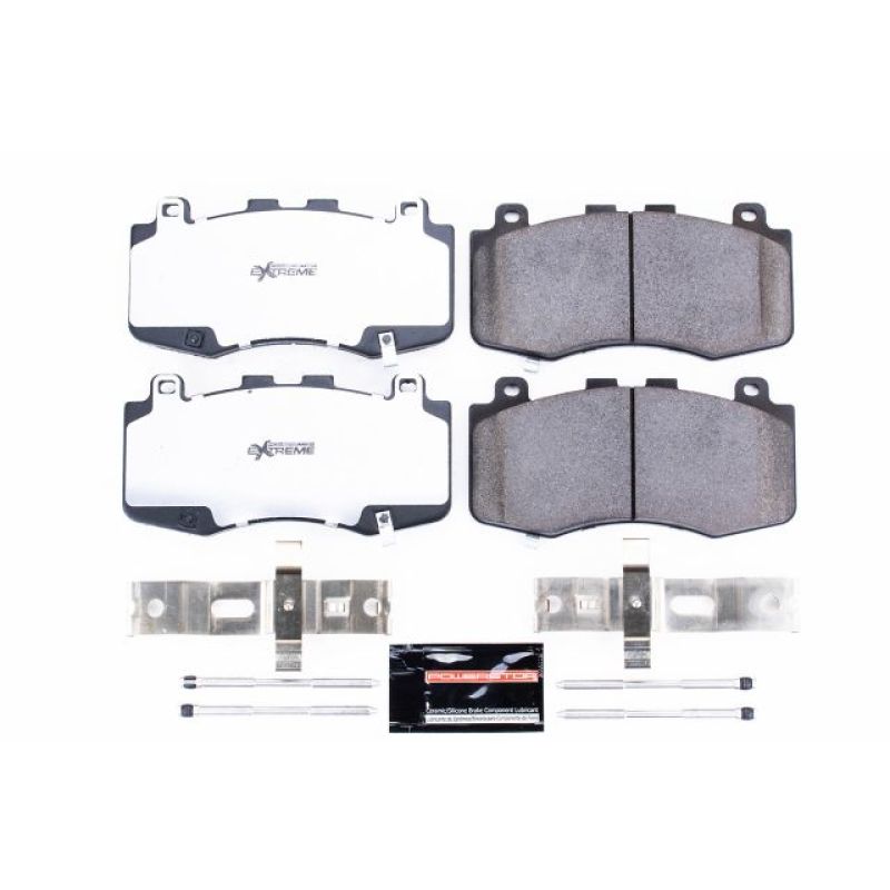 Load image into Gallery viewer, Power Stop 18-19 Jeep Grand Cherokee Front Z36 Truck &amp; Tow Brake Pads w/Hardware
