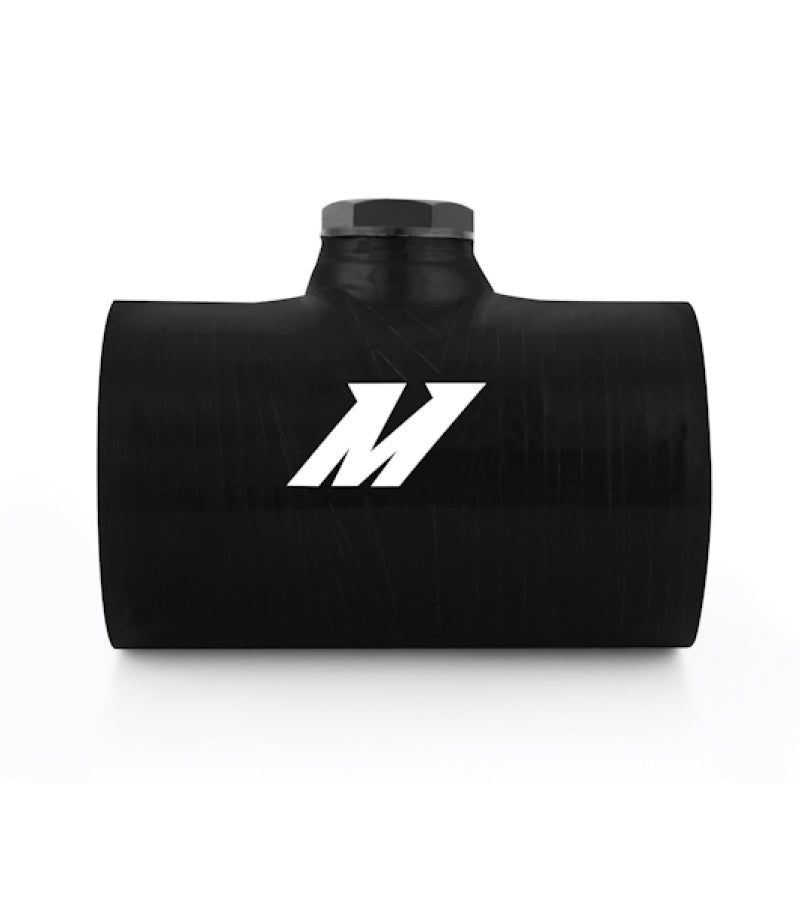 Load image into Gallery viewer, Mishimoto 2.5in Black Silicone Coupler w/ 1/8in NPT Bung
