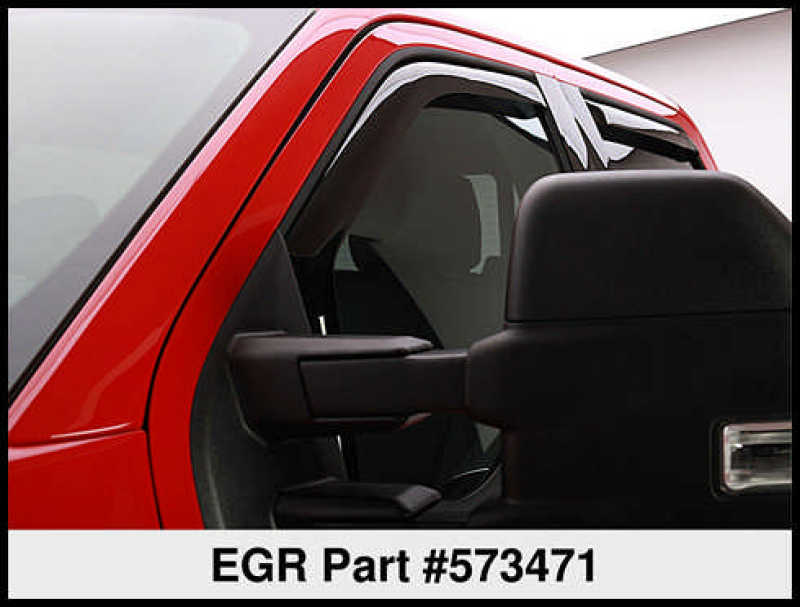 Load image into Gallery viewer, EGR 15+ Ford F150 Super Cab In-Channel Window Visors - Set of 4 (573471)
