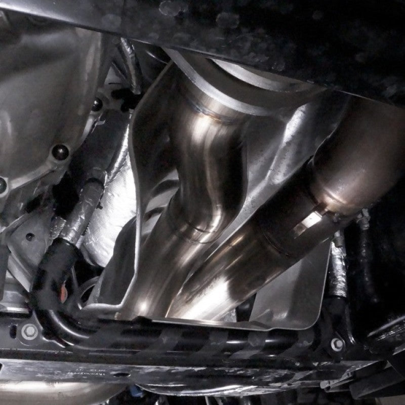 Load image into Gallery viewer, Stainless Works 2017+ Ford Raptor 3.5L 3in Catback Factory Connect Dump Exit

