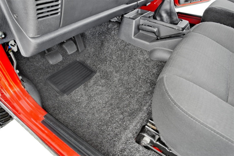 Load image into Gallery viewer, BedRug 11-16 Jeep JK 2Dr Front 3pc BedTred Floor Kit (Incl Heat Shields)
