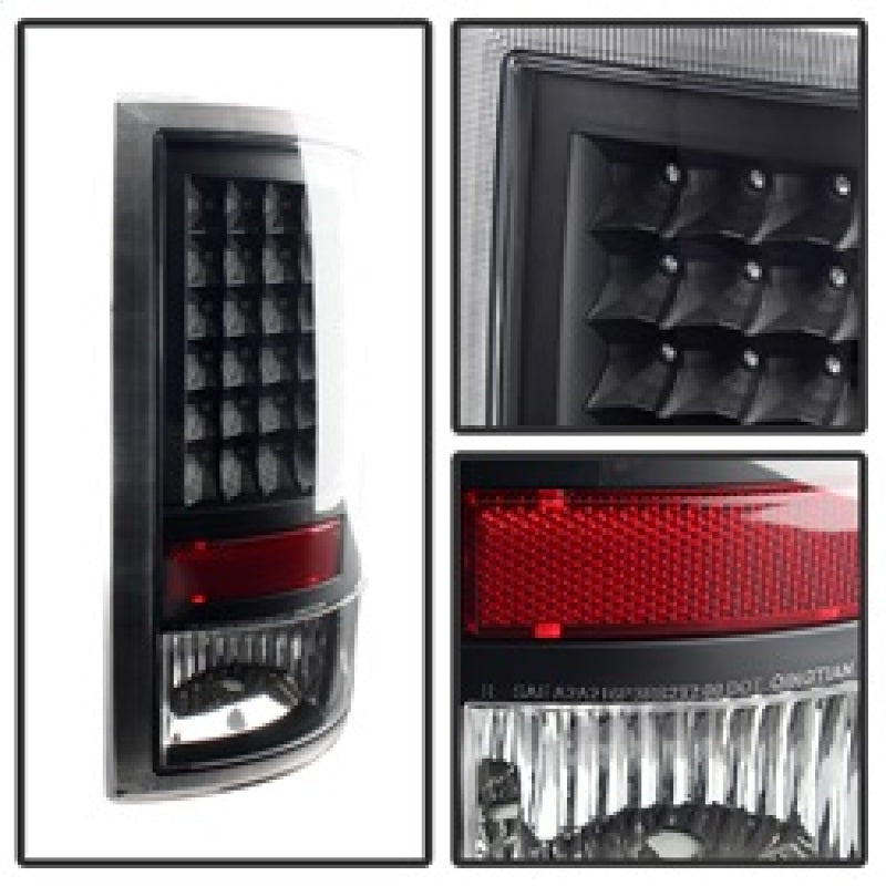 Load image into Gallery viewer, xTune Dodge Ram 1500 09-14 LED Tail Lights Incandescent Model Only Black ALT-JH-DR09-LED-BK
