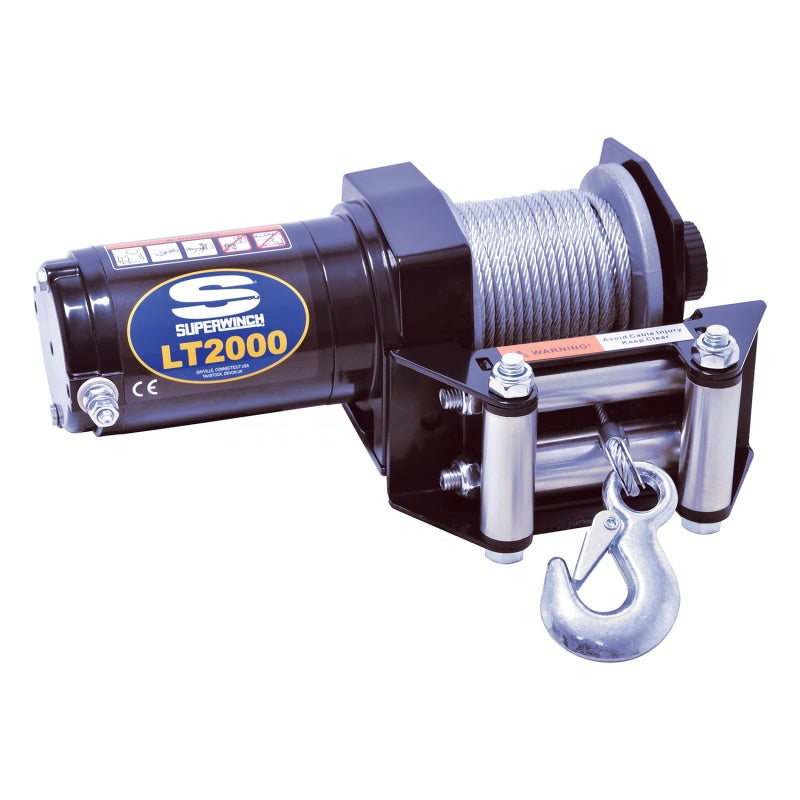 Load image into Gallery viewer, Superwinch 2000 LBS 12V DC 5/32in x 49ft Steel Rope LT2000 Winch
