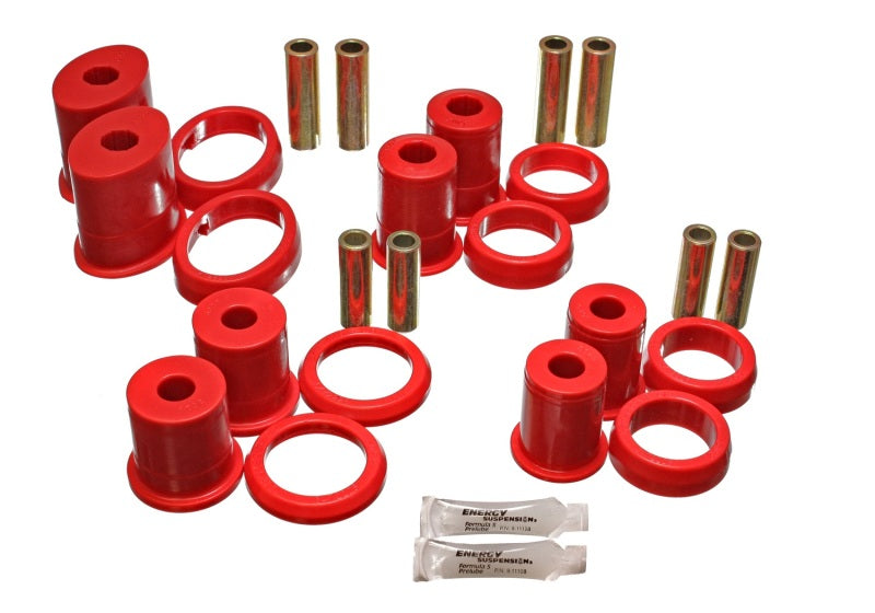 Load image into Gallery viewer, Energy Suspension Rear Lower Control Arm Bearing W/Thrust Washer - Red
