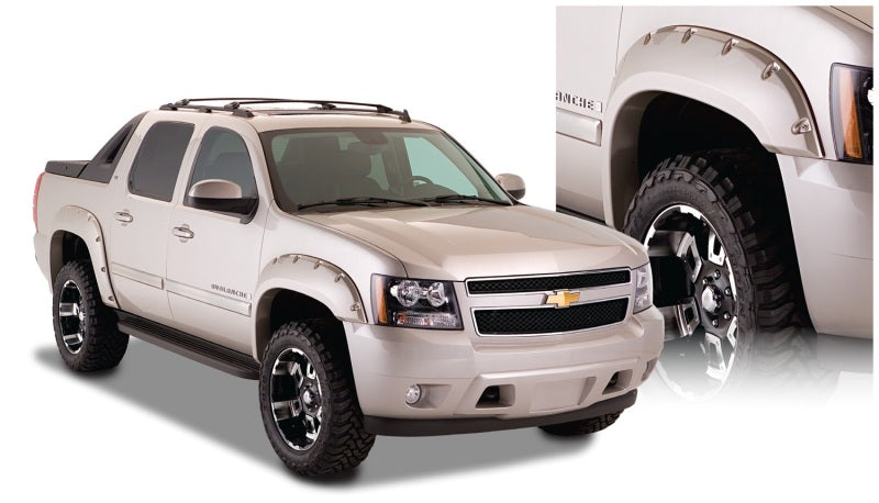 Load image into Gallery viewer, Bushwacker 07-13 Chevy Avalanche Pocket Style Flares 4pc - Black
