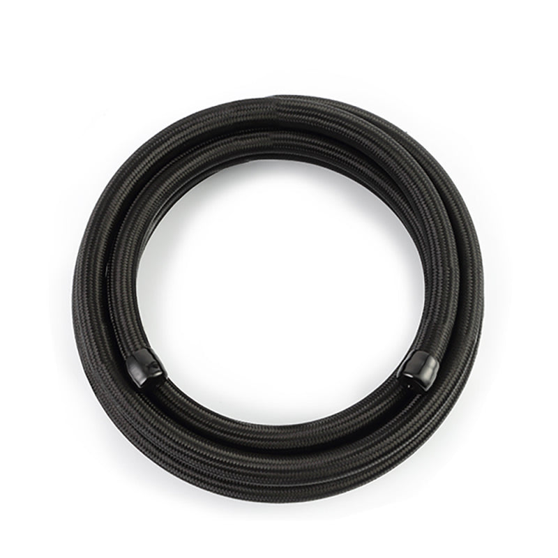 Load image into Gallery viewer, Mishimoto 15Ft Stainless Steel Braided Hose w/ -4AN Fittings - Black
