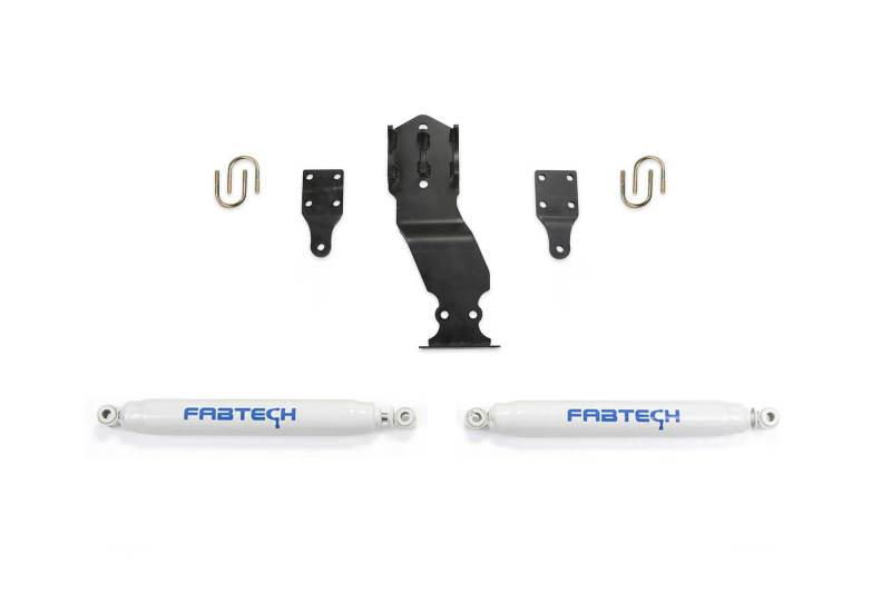 Load image into Gallery viewer, Fabtech 17-20 Ford Superduty 4WD Performance Dual Steering Stabilizer Kit
