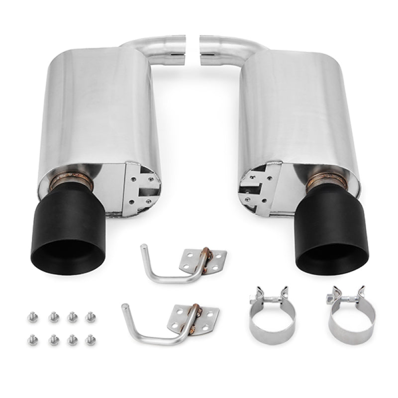 Load image into Gallery viewer, Mishimoto 2015+ Ford Mustang GT Street Axleback Exhaust w/ Black Tips
