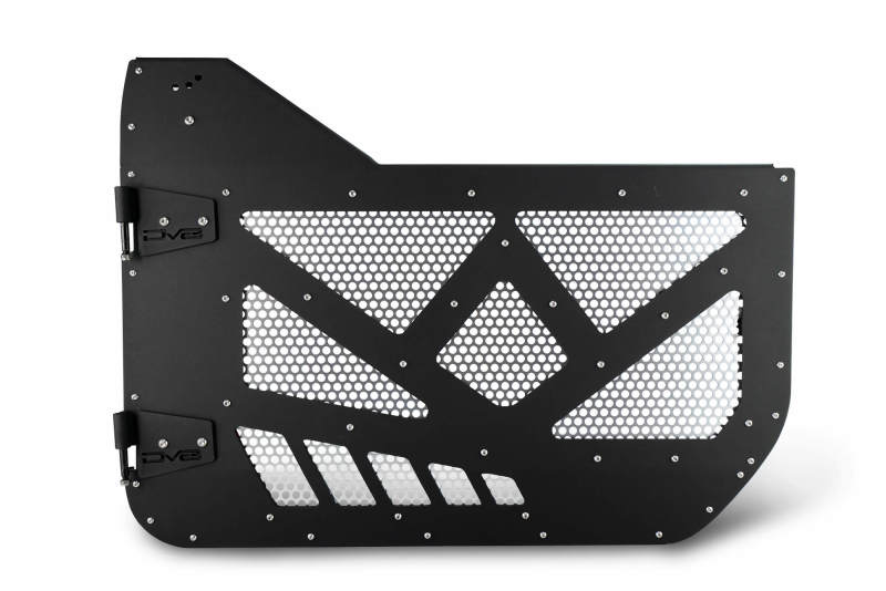 Load image into Gallery viewer, DV8 18-22 Jeep 4 Door JL/JT Aluminum Half Doors with Perforated Mesh Front
