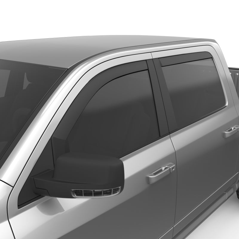 Load image into Gallery viewer, EGR 09-13 Dodge Ram 1500/2500/3500 Crew Cab In-Channel Window Visors - Set of 4 - Matte (572755)
