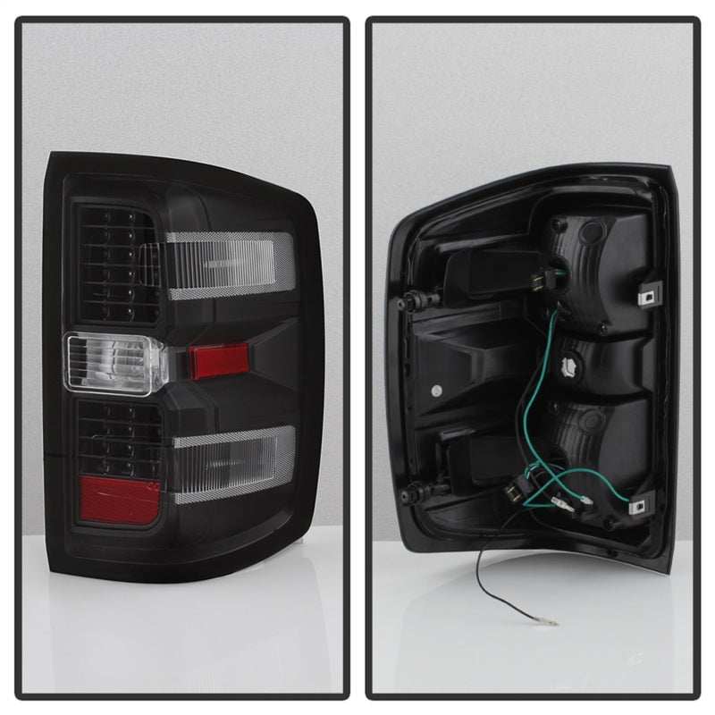 Load image into Gallery viewer, xTune Chevy 1500 14-16 / Silverado 2500HD/3500HD LED Tail Lights - Black ALT-JH-CS14-LED-BK
