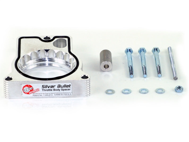 Load image into Gallery viewer, aFe Silver Bullet Throttle Body Spacers TBS Ford Trucks 99-04 V10-6.8L
