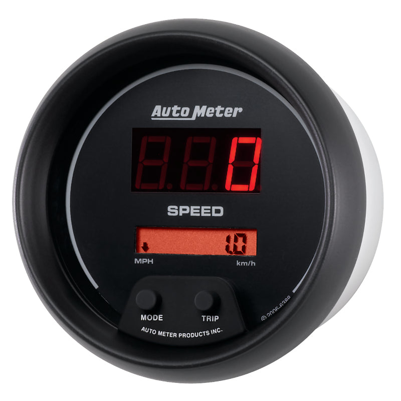 Load image into Gallery viewer, Autometer Sport-Comp Black 3 3/8in 160 MPH Digital Speedo Gauge

