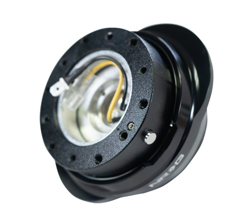 Load image into Gallery viewer, NRG Quick Release Gen 2.2 - Black Body / Shiny Black Oval Ring
