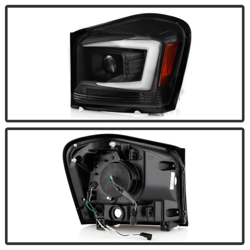 Load image into Gallery viewer, Spyder 04-06 Dodge Durango Projector Headlights - Black PRO-YD-DDU04-LB-BK
