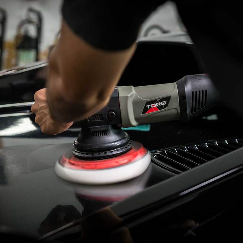 Load image into Gallery viewer, Chemical Guys Hex-Logic Quantum Light-Medium Polishing Pad - White - 6.5in
