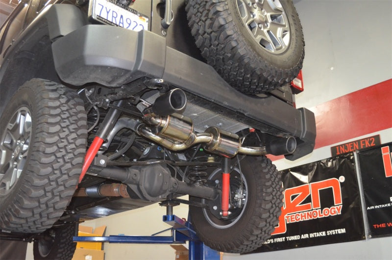 Load image into Gallery viewer, Injen 07-17 Jeep Wrangler JK 3.6L/3.8L 63mm Polished Axle-back Exhaust
