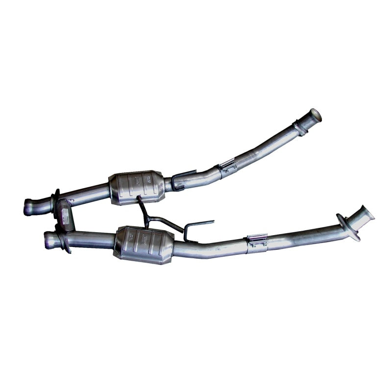 Load image into Gallery viewer, BBK 86-93 Mustang 5.0 High Flow H Pipe With Catalytic Converters - 2-1/2

