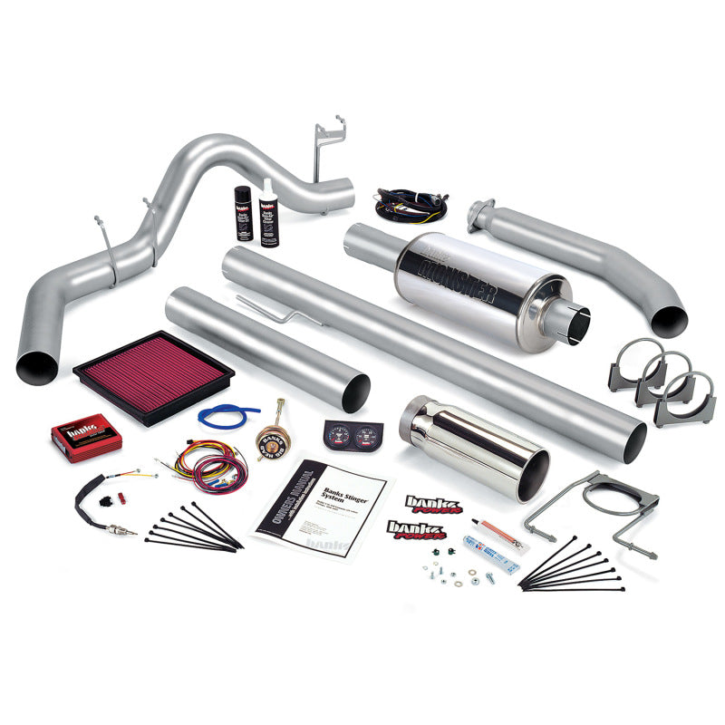 Load image into Gallery viewer, Banks Power 01 Dodge 5.9L 245Hp Ext Cab Stinger System - SS Single Exhaust w/ Chrome Tip
