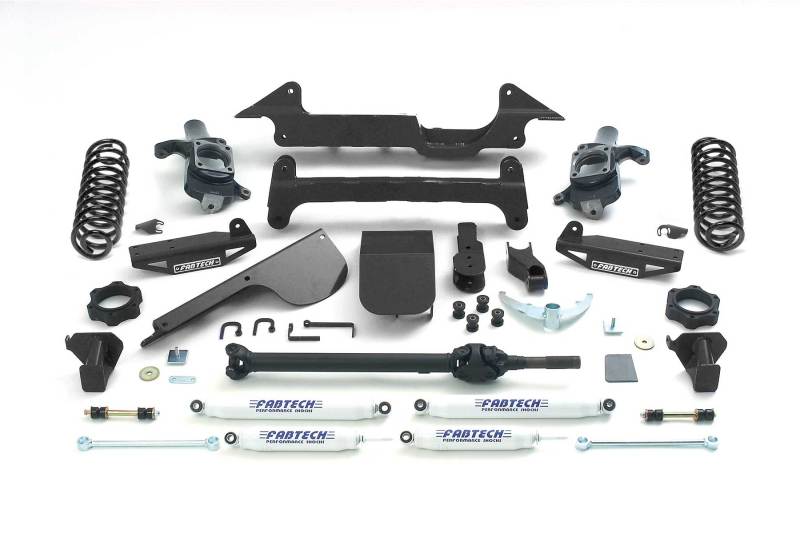 Load image into Gallery viewer, Fabtech 03-08 Hummer H2 Suv/Sut 4WD w/Rr Coil Springs 6in Perf Sys w/Perf Shks
