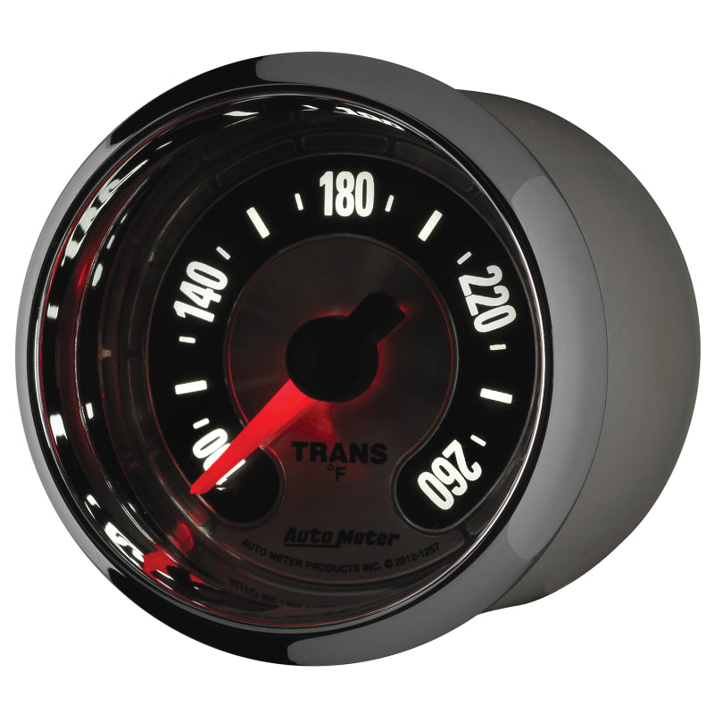 Load image into Gallery viewer, Autometer American Muscle 52mm Full Sweep Electric 100-260 Deg F Transmission Temperature Gauge
